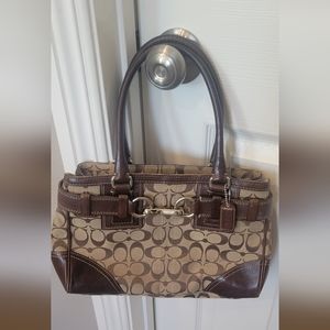 Coach brown purse